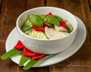 POULET AU CURRY VERT