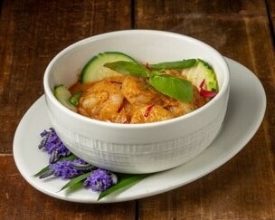 CREVETTES CURRY ROUGE