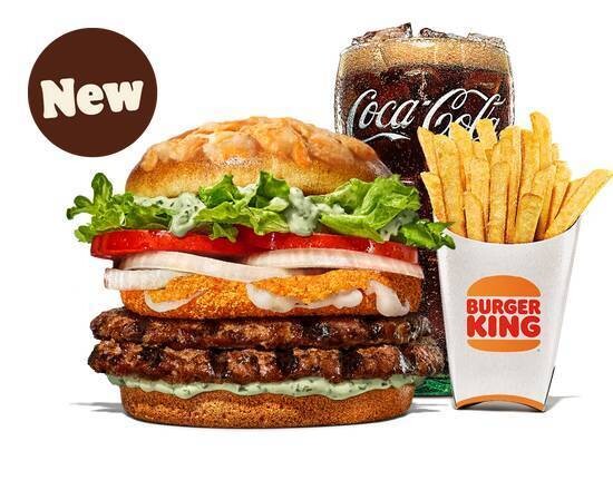 Mozzarella Lover Double Beef Menu