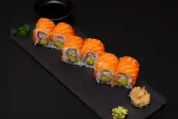 Rainbow Rolls Avocat Saumon Surimi (68)