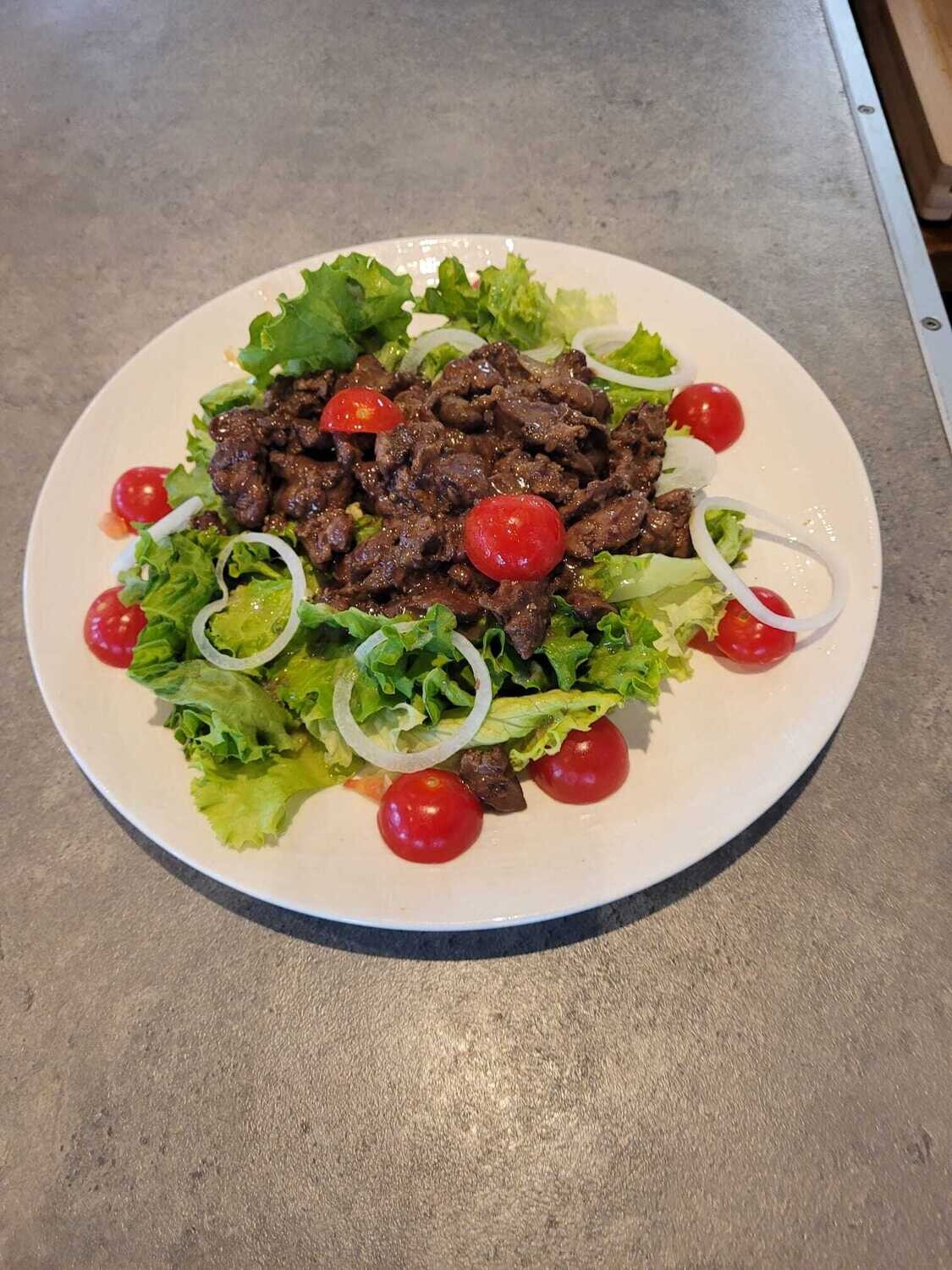 Salade de foie de volaille