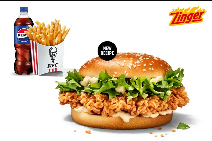 Menu Classic Zinger Burger