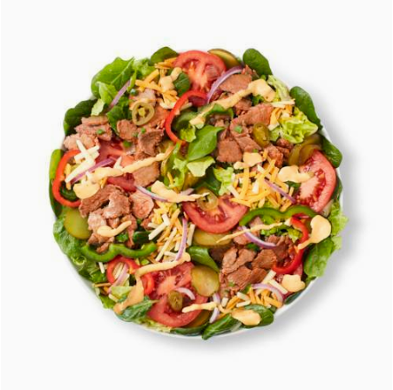 Steak &amp; Cheese Salade