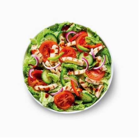 Poulet façon rôtisserie Salade