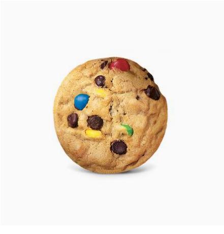 Chocolate Chip Rainbow Candy Cookie