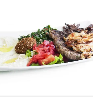 Assiette chawarma Al-Amir