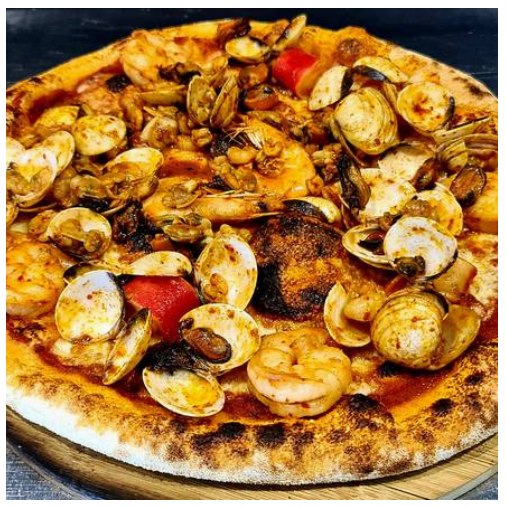 Pizza fruits de mer 33cm