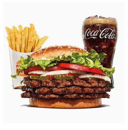 Menu Veggie Triple Whopper