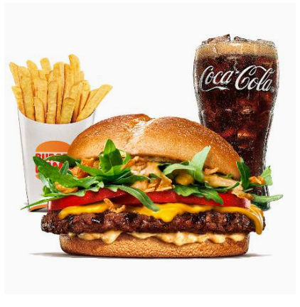 Menu Cajun Veggie King