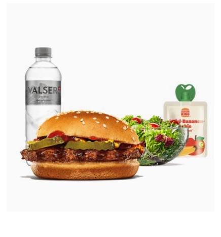 King Junior Meal Hamburger