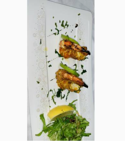 Tandoori king prawns