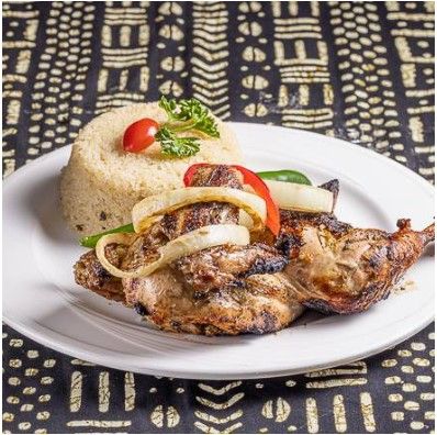Poulet braisé