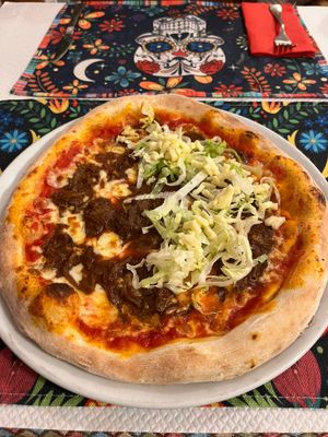 Pizza au Tinga Boeuf