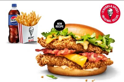 Menu Double Cheese et Bacon Burger