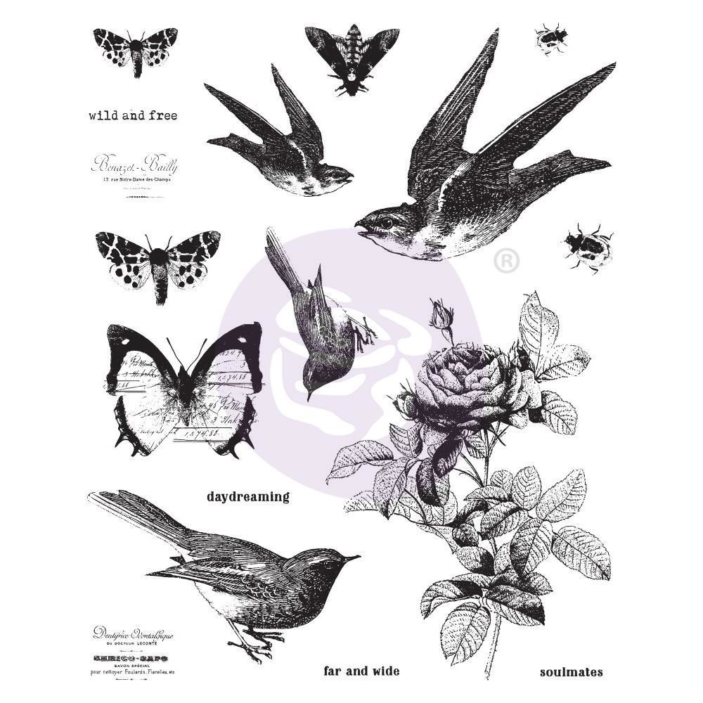 Finnabair Cling Stamps 6&quot;X7.5&quot; Wild and Free
