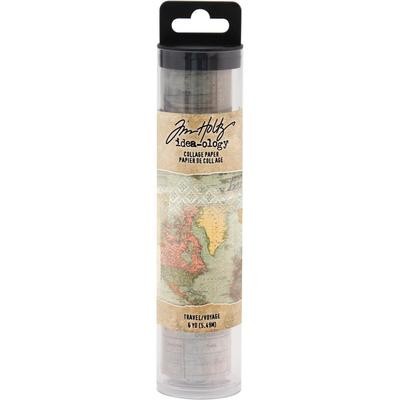 Tim Holtz Idea-ology Collage Paper Travel