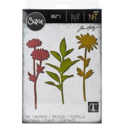 Tim Holtz Sizzix Bigz L Die Large Stems