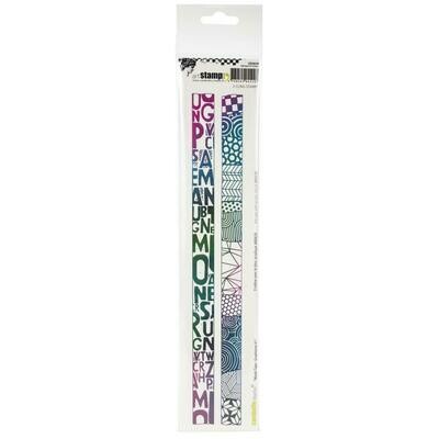 Carabelle Studio Cling Stamp Edge - Assorted