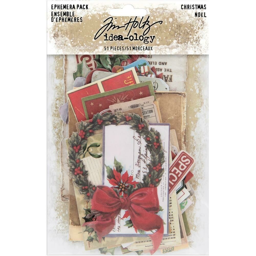 Tim Holtz Idea-ology Christmas Ephemera Noel