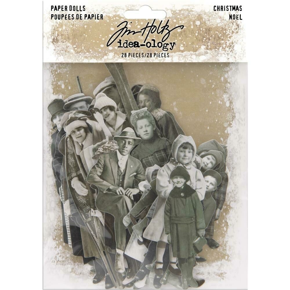 Tim Holtz Idea-ology Christmas Paper Dolls Noel