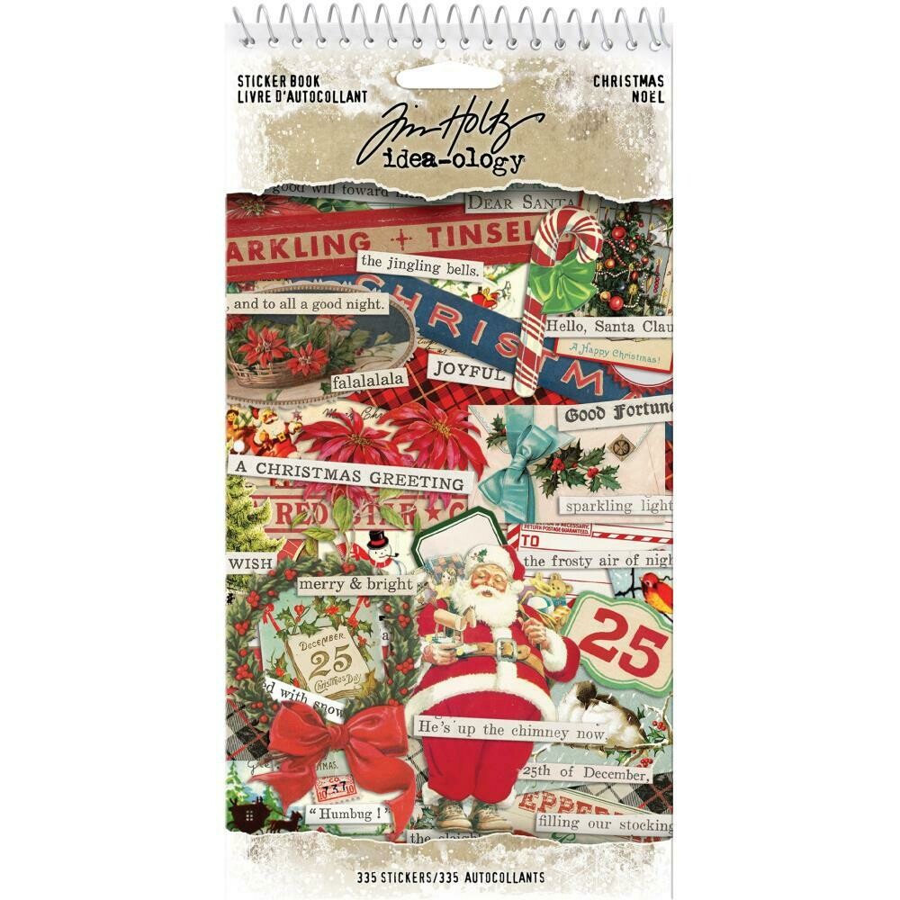 Tim Holtz Idea-ology Christmas Sticker Book Noel