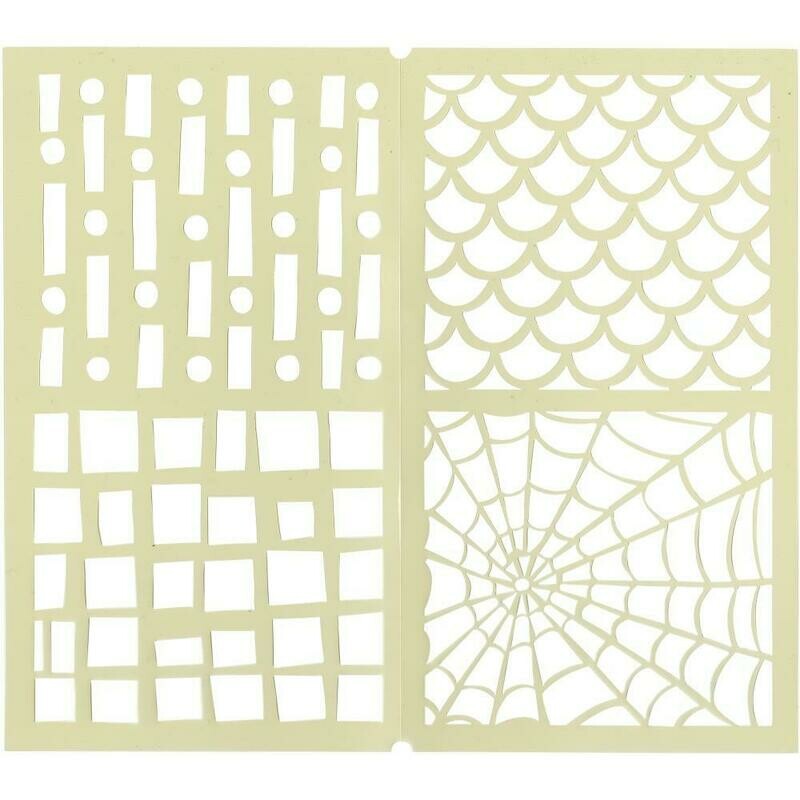 Dylusions Dyalog Stencils - Assorted