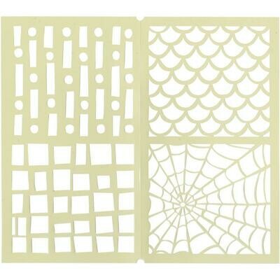 Dylusions Dyalog Stencils - Assorted