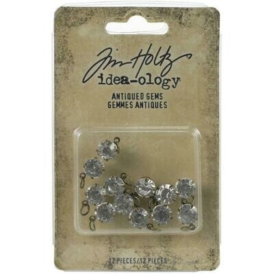 Tim Holtz Idea-ology Adornments Antiqued Gems