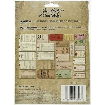 Tim Holtz Idea-ology Salvaged Tags