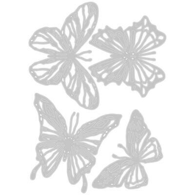 Tim Holtz Sizzix Thinlits Dies Scribbly Butterfly