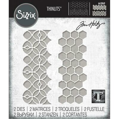 Tim Holtz Sizzix Thinlits Dies Pattern Repeat
