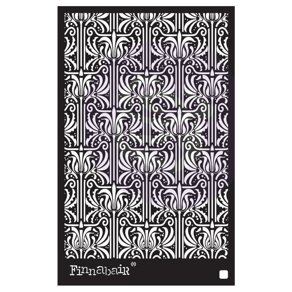 Prima Marketing Finnabair Stencil 6&quot;X9&quot; - Assorted, Title: Iris Tapestry