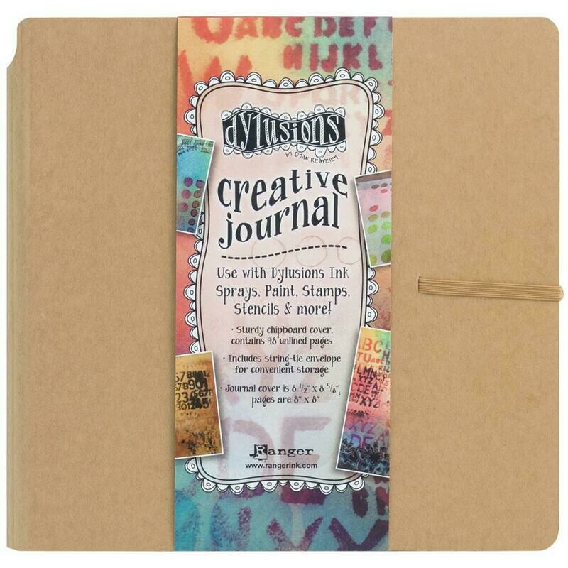 Dylusions Creative Journal Kraft 8.75&quot;x9&quot;