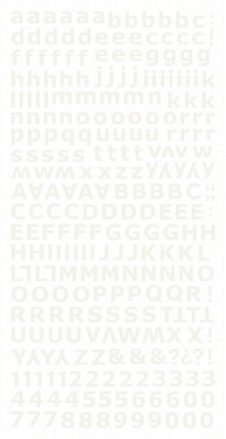 Kaisercraft Alpha Stickers - Assorted