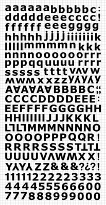 Kaisercraft Alpha Stickers - Assorted