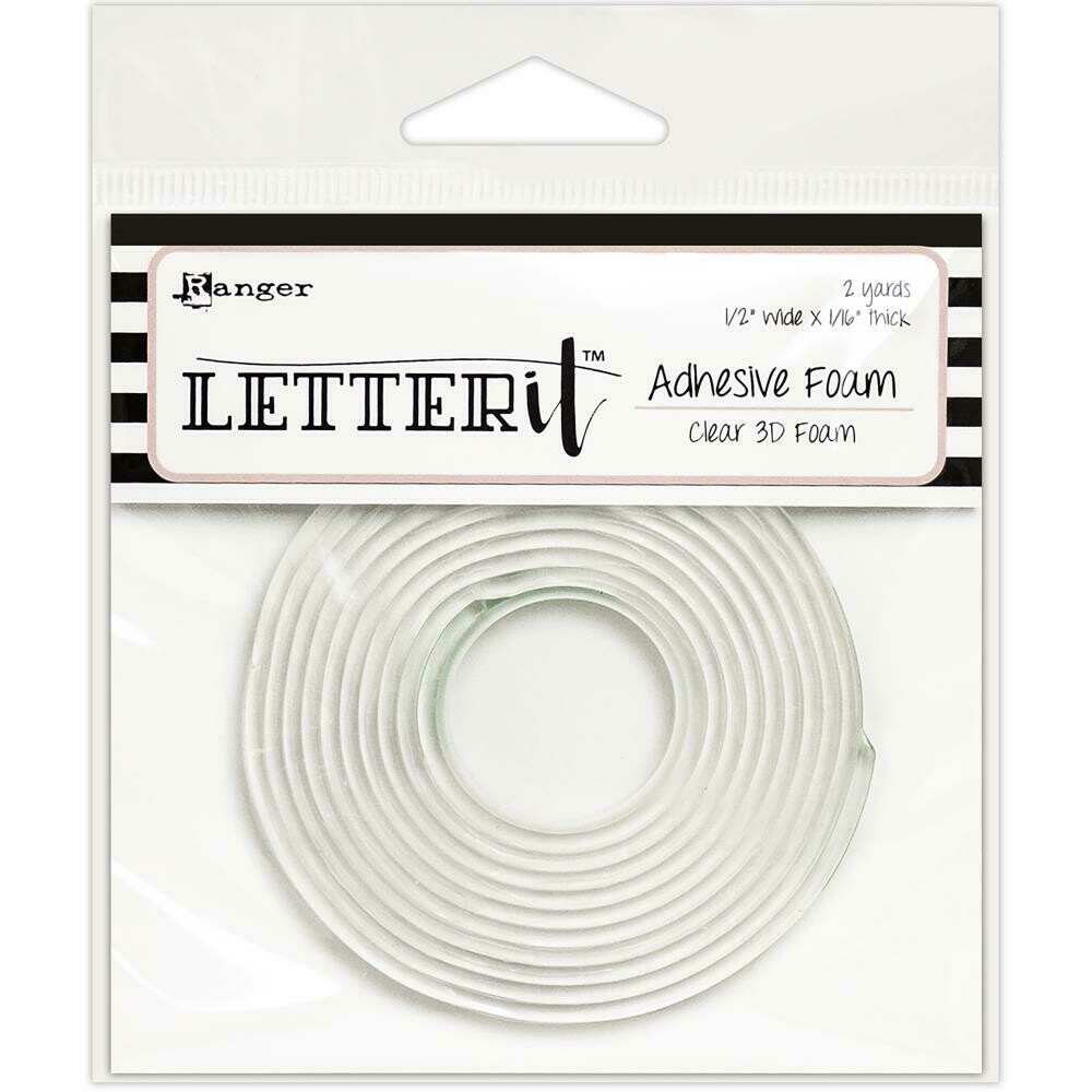 Ranger Letter It Adhesive Foam 3D Clear