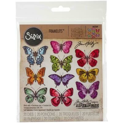 Tim Holtz Sizzix Framelits Flutter