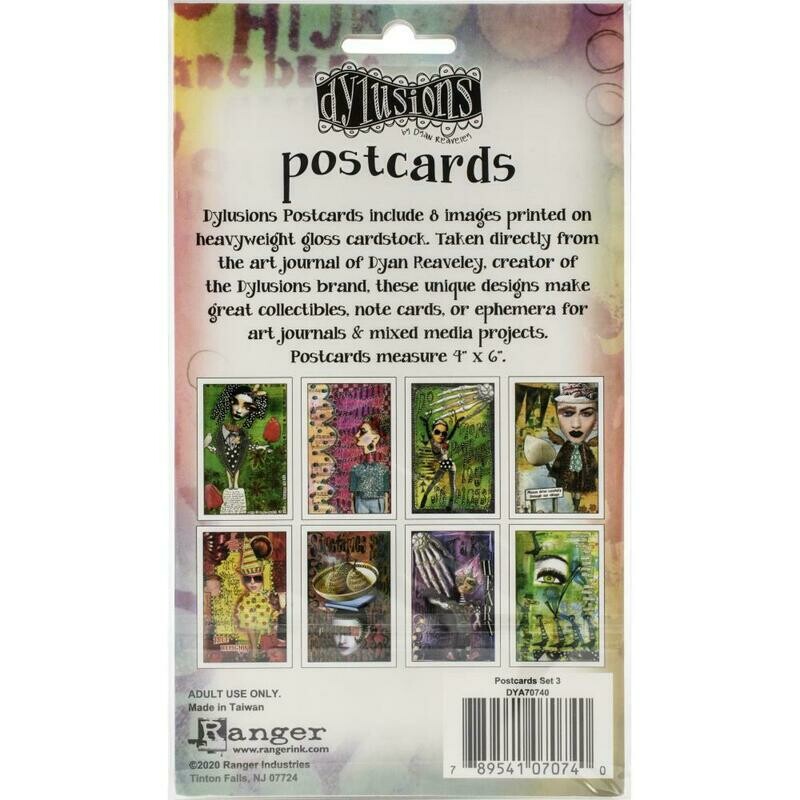 Dylusions Postcards Set 3