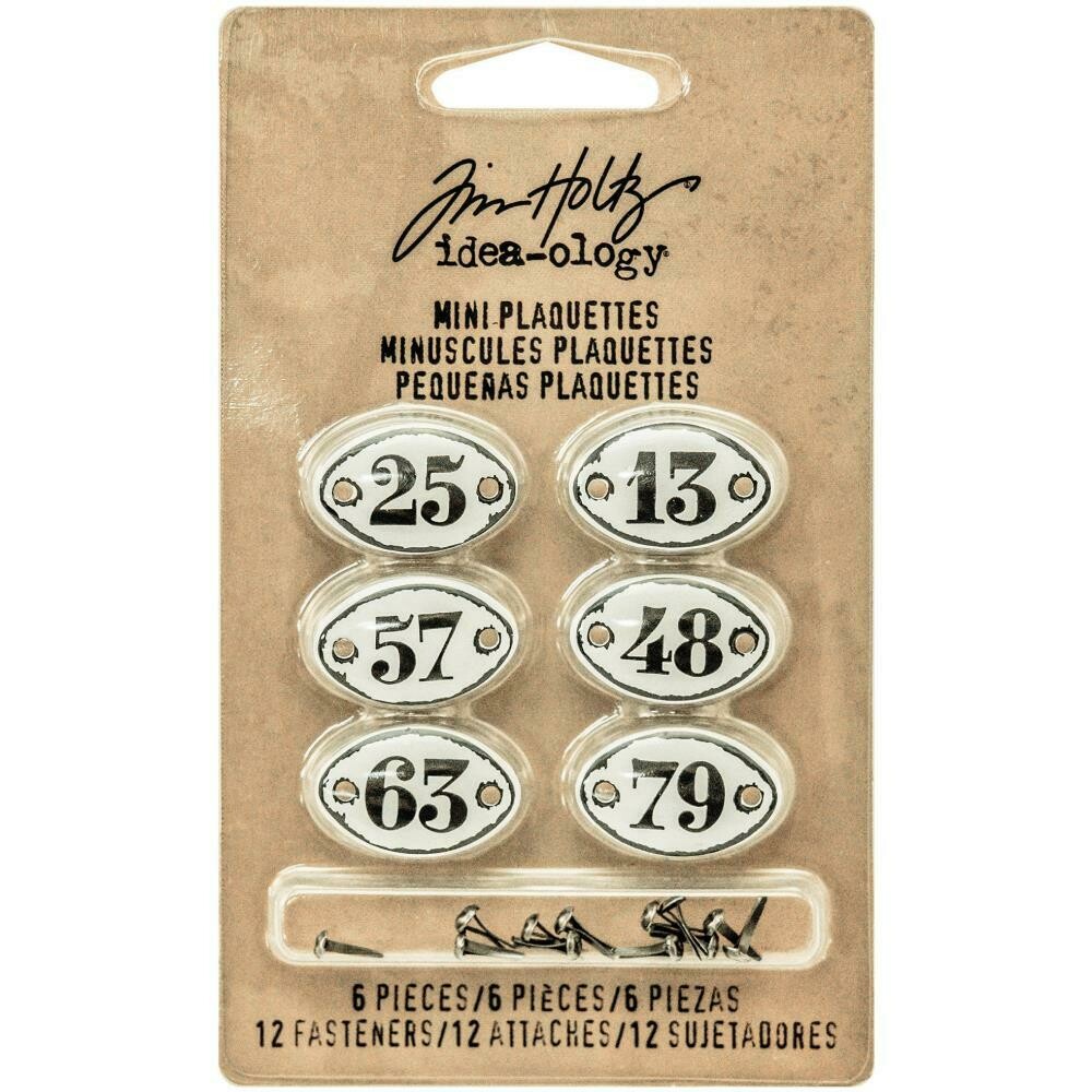 Tim Holtz Idea-ology Mini Plaquettes
