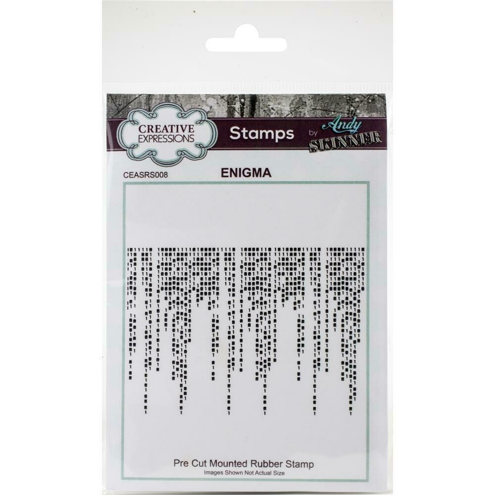 Creative Expressions Rubber Stamp By Andy Skinner Enigma
