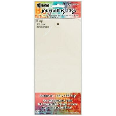 Dylusions Journal Tags 10/Pkg - Assorted