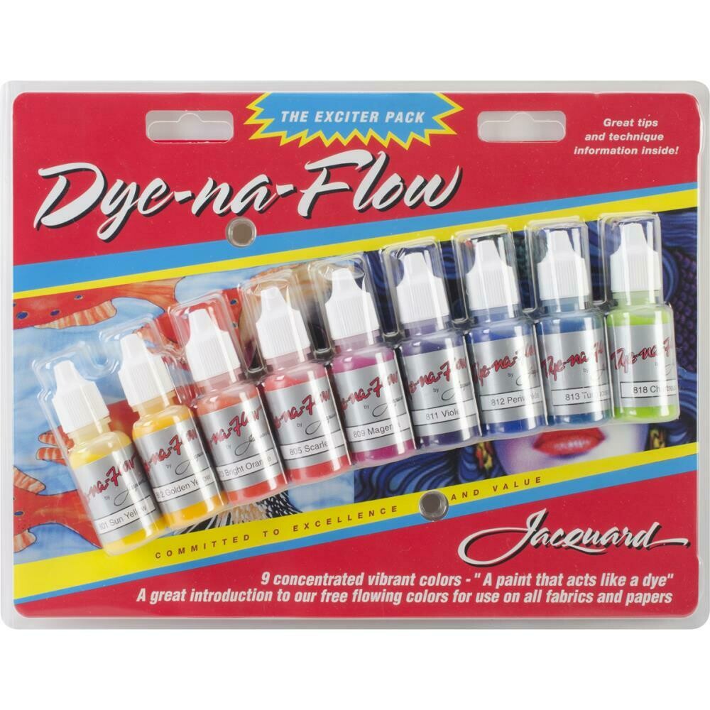 Jacquard Dye-na-Flow 9 piece set