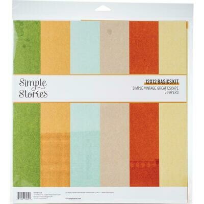 Simple Stories Vintage Great Escape - Assorted