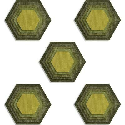 Tim Holtz Sizzix Thinlits Dies Stacked Hexagons