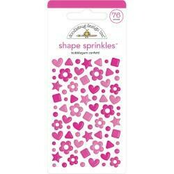 Doodlebug Sprinkles Adhesive Enamel Shapes 76 pkg - Assorted