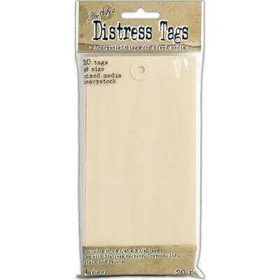 Tim Holtz Distress Tags #8 Heavystock 20/pkg