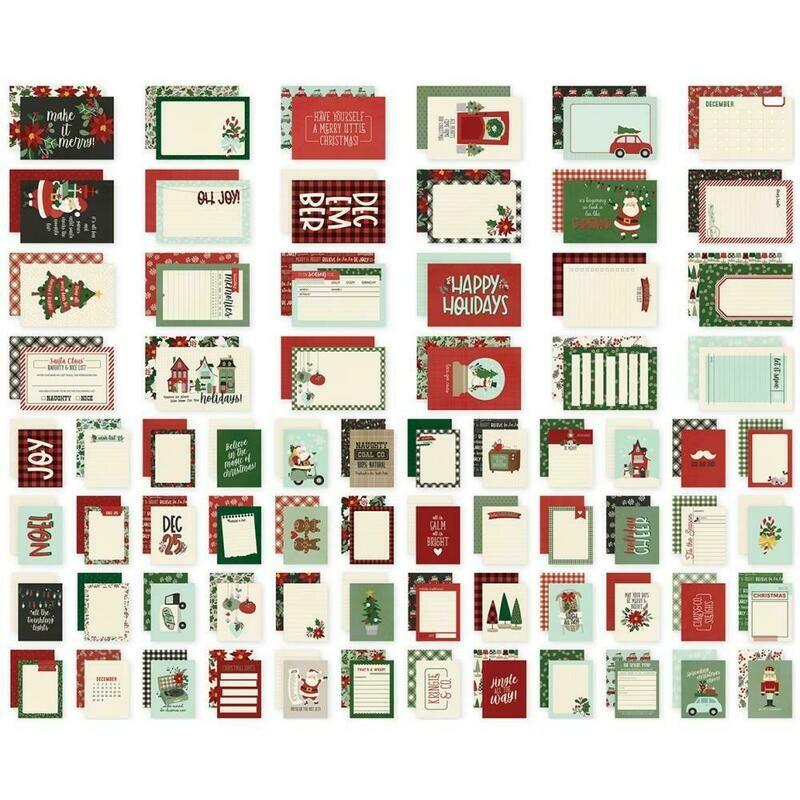 Simple Stories SN@P Cards Jingle all the Way 72/pkg