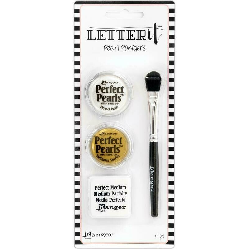 Ranger Letter it Perfect Pearls Pigment Powder Sets - Assorted
