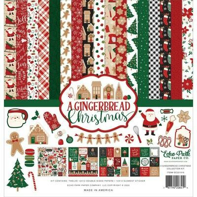 Echo Park A Gingerbread Christmas - Assorted