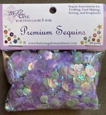 28 Lilac Lane Premium Sequins 20grams - Assorted